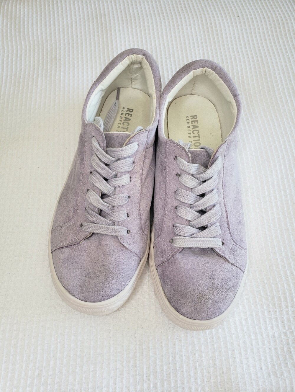 *COPY* Kenneth Cole Reaction Women's 7US Lilac/Lavender Suede Sneakers Shoes